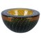 Mid-Century Italian Multicolored Bullicante Murano Art Glass Bowl Attributed to Galliano Ferro, 1960s 2