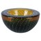 Mid-Century Italian Multicolored Bullicante Murano Art Glass Bowl Attributed to Galliano Ferro, 1960s, Image 2