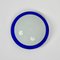 Mid-Century Italian Round Blue and White Murano Glass Sconce, 1970s 5