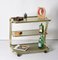 Mid-Century Italian Three-Tier Brass and Smoked Glass Bar Cart from Morex, 1970s, Image 16