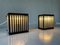 Modernist Black Square Metal and Glass Sconces from SSR, Germany, 1970s 2