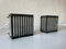 Modernist Black Square Metal and Glass Sconces from SSR, Germany, 1970s 3