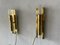 Mid-Century Modern Minimalist 2-Side Brass Sconces from Doria, Germany, 1960s, Set of 2, Image 4