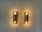 Minimalistische Mid-Century Modern 2-seitige Messing Wandlampen von Doria, 1960er, 2er Set 9