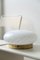 Murano Glass White Swirl Ceiling Lamp 1
