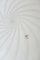 White Swirl Murano Glass Ceiling Lamp, Image 8