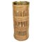 Mid-Century Rattan and Brass Umbrella Stand, Italy 1960s, Image 1