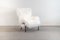 PL19 or Tre Pezzi Armchair in White Mongolian Fur by Franco Albini for Poggi Pavia 2