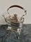 Théière Bouilloire Antique en Plaqué Argent, Angleterre, 19ème Siècle 8