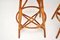 Bamboo Bar Stools by Franco Albini, 1970s, Set of 3 12