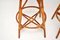 Bamboo Bar Stools by Franco Albini, 1970s, Set of 3, Image 12