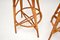 Bamboo Bar Stools by Franco Albini, 1970s, Set of 3 9