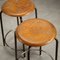Danish Stools from MH Stålmøbler, 1973, Set of 2 5