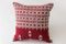 Edo Decorative Pillow in Red and White by Nzuri Textiles, 2015 1