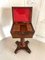 Antique William IV Figured Mahogany Work Box 6