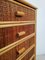 Small Bamboo & Rattan Chest of Drawers, 1970s, Image 2