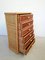 Small Bamboo & Rattan Chest of Drawers, 1970s 7