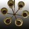 Mid-Century Swedish L64 Brass Chandelier by Hans-Agne Jakobsson for AB Markaryd, 1960s 3