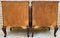 French Louis XV Style Walnut & Marquetry Bedside Tables, Set of 2, Image 11