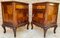 French Louis XV Style Walnut & Marquetry Bedside Tables, Set of 2, Image 2