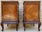 French Louis XV Style Walnut & Marquetry Bedside Tables, Set of 2, Image 6