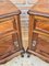 French Louis XV Style Walnut & Marquetry Bedside Tables, Set of 2, Image 3
