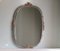 Mid-Century Belgian Oval Cut Mirror, 1960s, Image 14