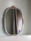 Mid-Century Belgian Oval Cut Mirror, 1960s 3