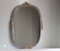 Mid-Century Belgian Oval Cut Mirror, 1960s 15