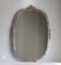 Mid-Century Belgian Oval Cut Mirror, 1960s, Image 12