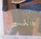 Kubistisches Gemälde, 20. Jh., Öl auf Karton, Gerahmt 6