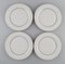 Modulation Lunch Plates in Porcelain by Tapio Wirkkala for Rosenthal, Set of 8 2