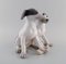 Large Porcelain Figure 'Puppies With Bone' from Royal Copenhagen, Image 2