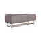 Pouf cubico in tessuto grigio, Immagine 1