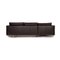 Dark Brown Leather Gyform Corner Sofa, Image 6