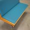 Italian Ash Beech Velvet Bench, 1950s, Image 7