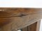 Tavolino o panca brutalista in legno di quercia massiccio, Francia, anni '70, Immagine 3