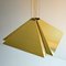 Brass Square Adjustable Pendant from Dijkstra, 1970s 2