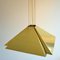 Brass Square Adjustable Pendant from Dijkstra, 1970s 4