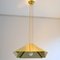 Brass Square Adjustable Pendant from Dijkstra, 1970s, Image 5