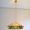 Lámpara colgante cuadrada de latón de Dijkstra, años 70, Imagen 5