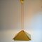 Lámpara colgante cuadrada de latón de Dijkstra, años 70, Imagen 7