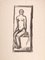Salomé Vénard, Nude of Woman, Original Lithograph, Mid-20th-Century 1
