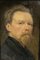 Porträt des jungen Tolstoj, 1880er, Öl auf Leinwand, gerahmt 2