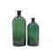 Green Antique Glass Bottles, 1900s, Set of 2 3