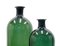 Grüne Antike Glasflaschen, 1900er, 2er Set 5