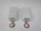 Pink and White Wall Lights from Limburg, Set of 2 7