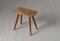 Early 19th Century Northern Swedish Folk Art Stool in Pine 6