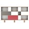 Wood and Aluminium Nuage Shelving Unit by Charlotte Perriand for Cassina 1