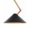 Lampada da soffitto in ottone nero di Johan Carpner per Konsthantverk Tyringe 1, Immagine 3